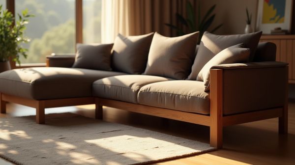 Des bouts de canapé en noyer qui transforment votre intérieur