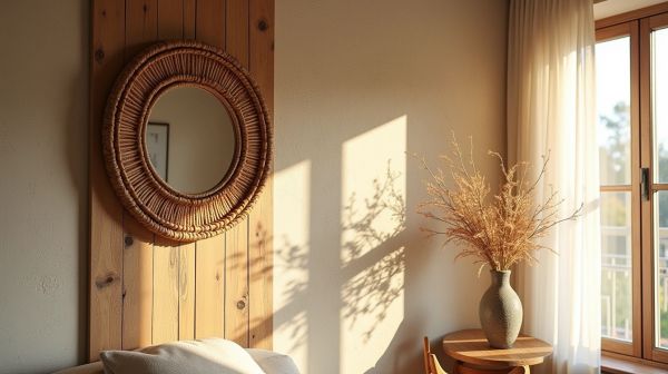 Optimiser votre décoration murale avec un œil en rotin