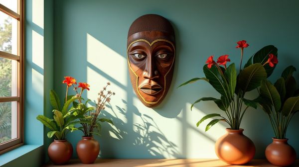 Optimiser votre décoration murale avec un œil en rotin