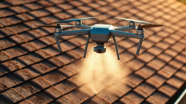 Top stratégies pour un nettoyage de toiture efficace avec un drone